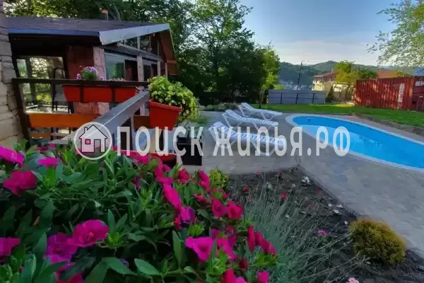 Частный сектор «ЭкоДомик у моря с бассейном», Краснодарский край, Сочи, Лоо, Магнитогорская, д.уч. 9