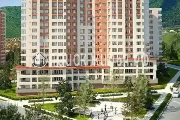 Квартира «Двухкомнатная квартира с видом на море», Геленджик