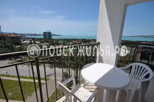 Квартира «Двухкомнатная квартира с видом на море», Геленджик